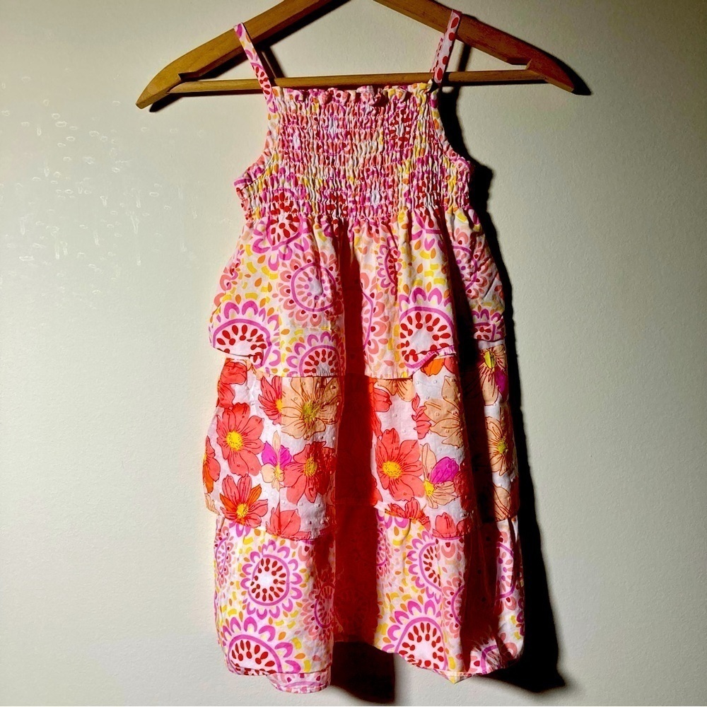 Girl’s Size 6 Penelope Mack Floral Print Casual Sundress Dress Outfit